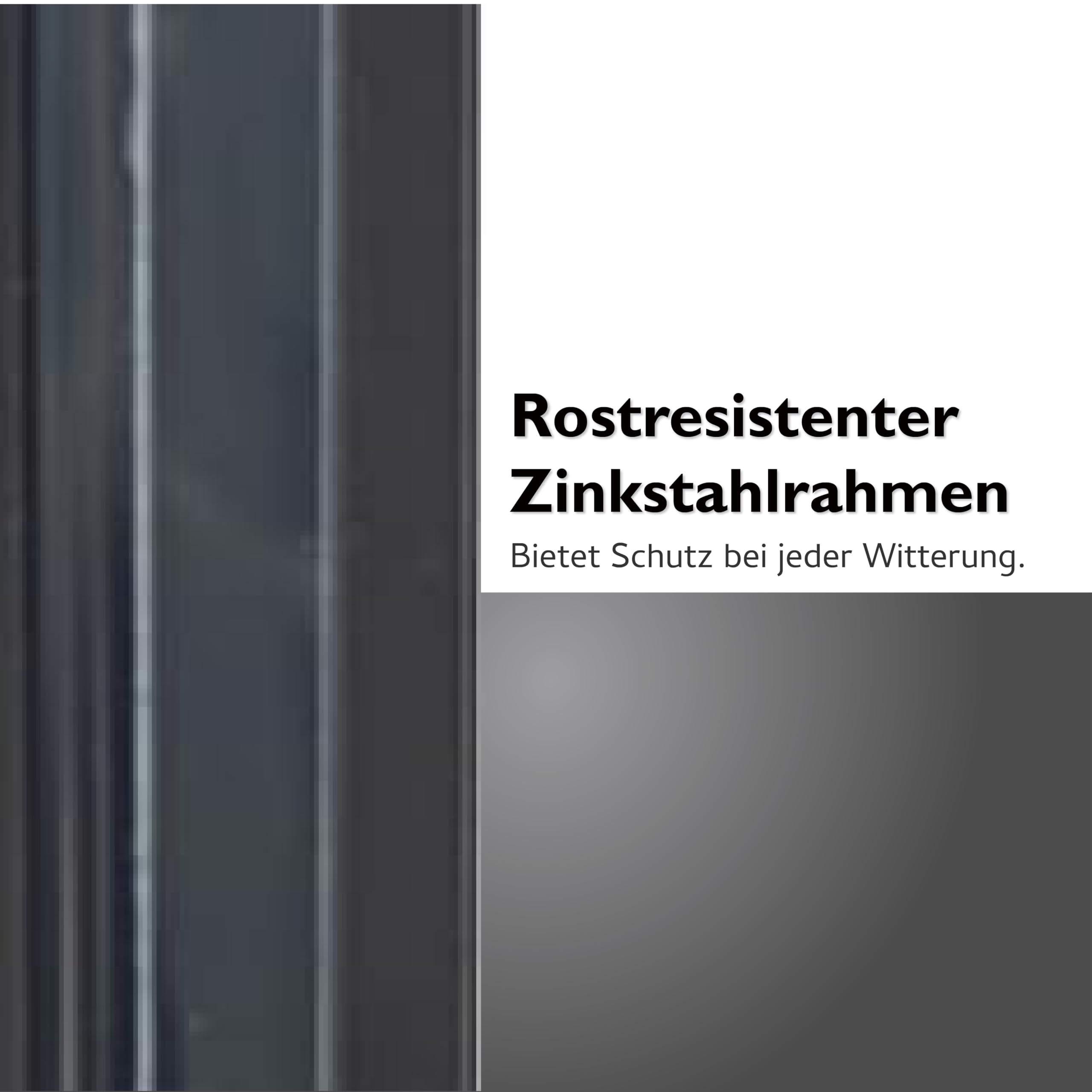tepro Metall Kaminholzregal Wood Store Large, Holzunterstand für Kaminholz außen, Wetterfest, Korrosionsbeständig, Maße: ca. 164 x 83 x 157 cm, Anthrazit