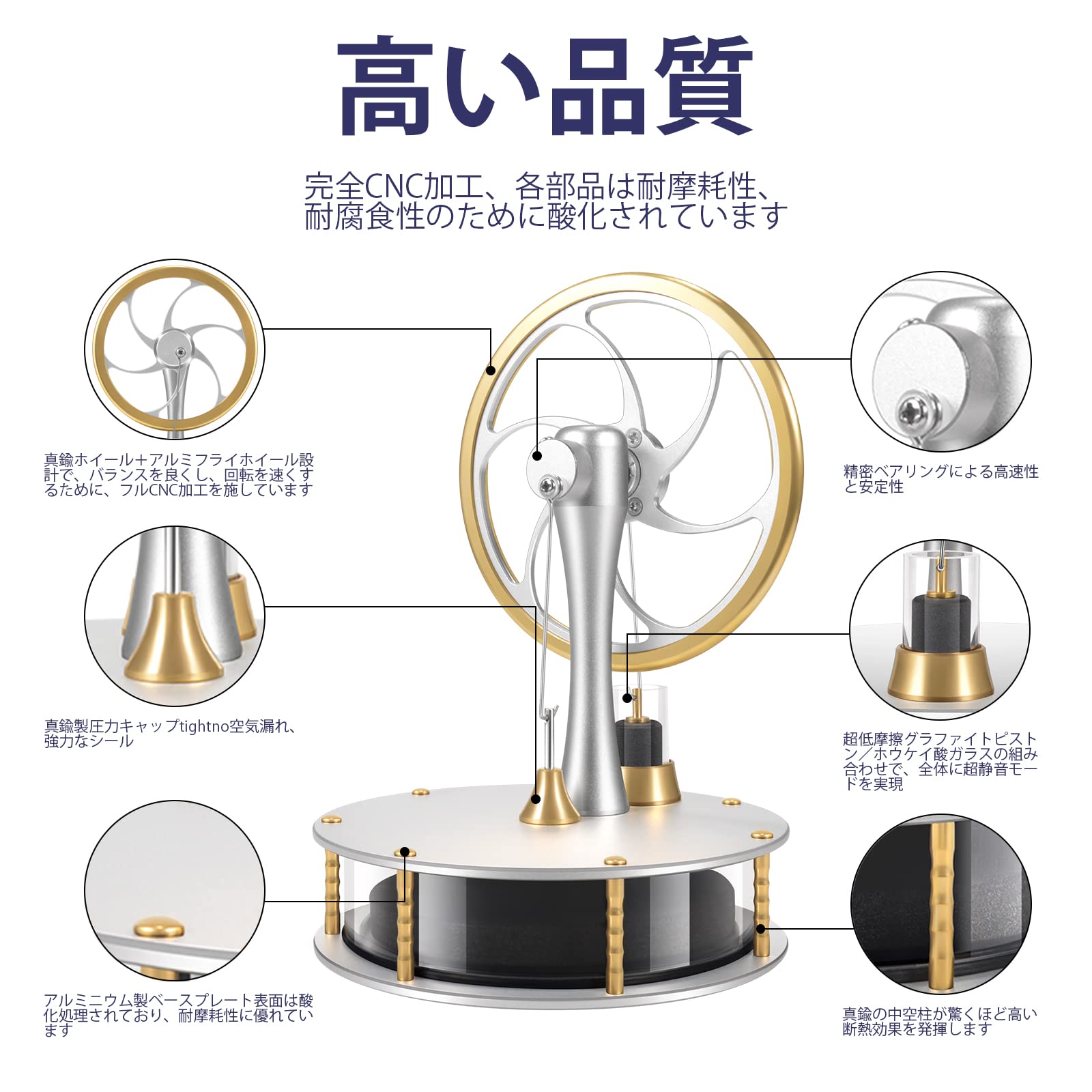 Amazon.co.jp: PFCKE 低温スターリングエンジン 教室教材