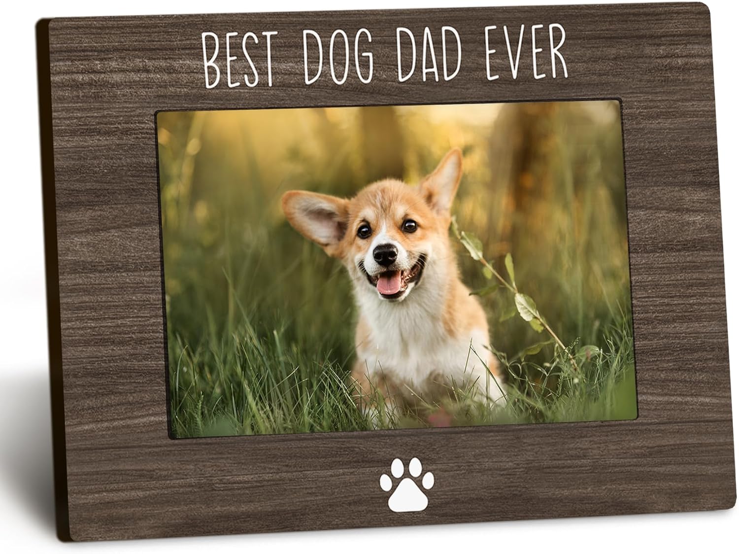 Dog Dad Gifts 4x6 Picture Frame, Best Dog Dad Gift Photo Frame, Dogs Picture Frame for Dad, Gifts for Dogs, Best DogDad Ever Picture Photo Frames for Desk Decor