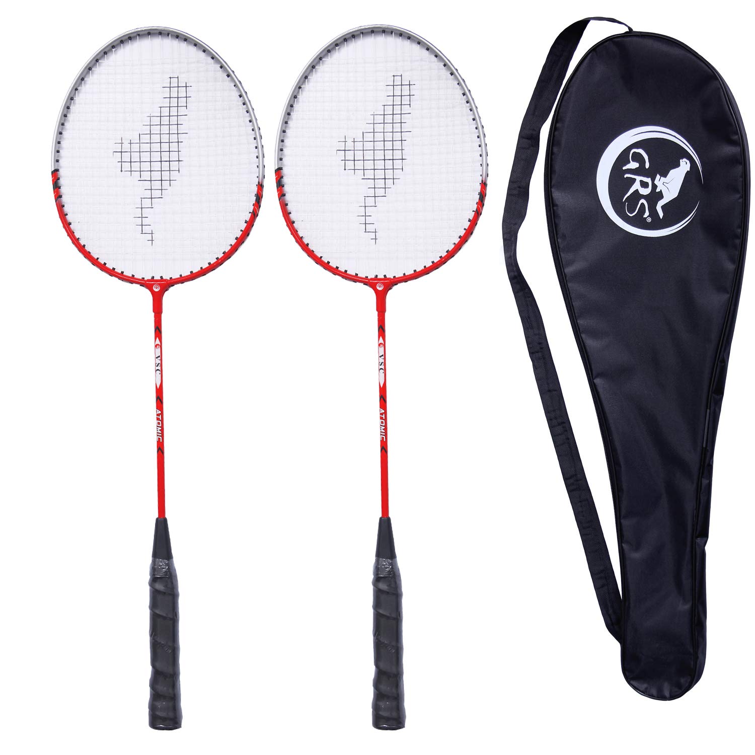 GRS® GRQ02 Aluminium Badminton Racket with Full Cover (Multicolour) - Set of 2 (B0916HSXVJ) Amazon Price History, Amazon Price Tracker