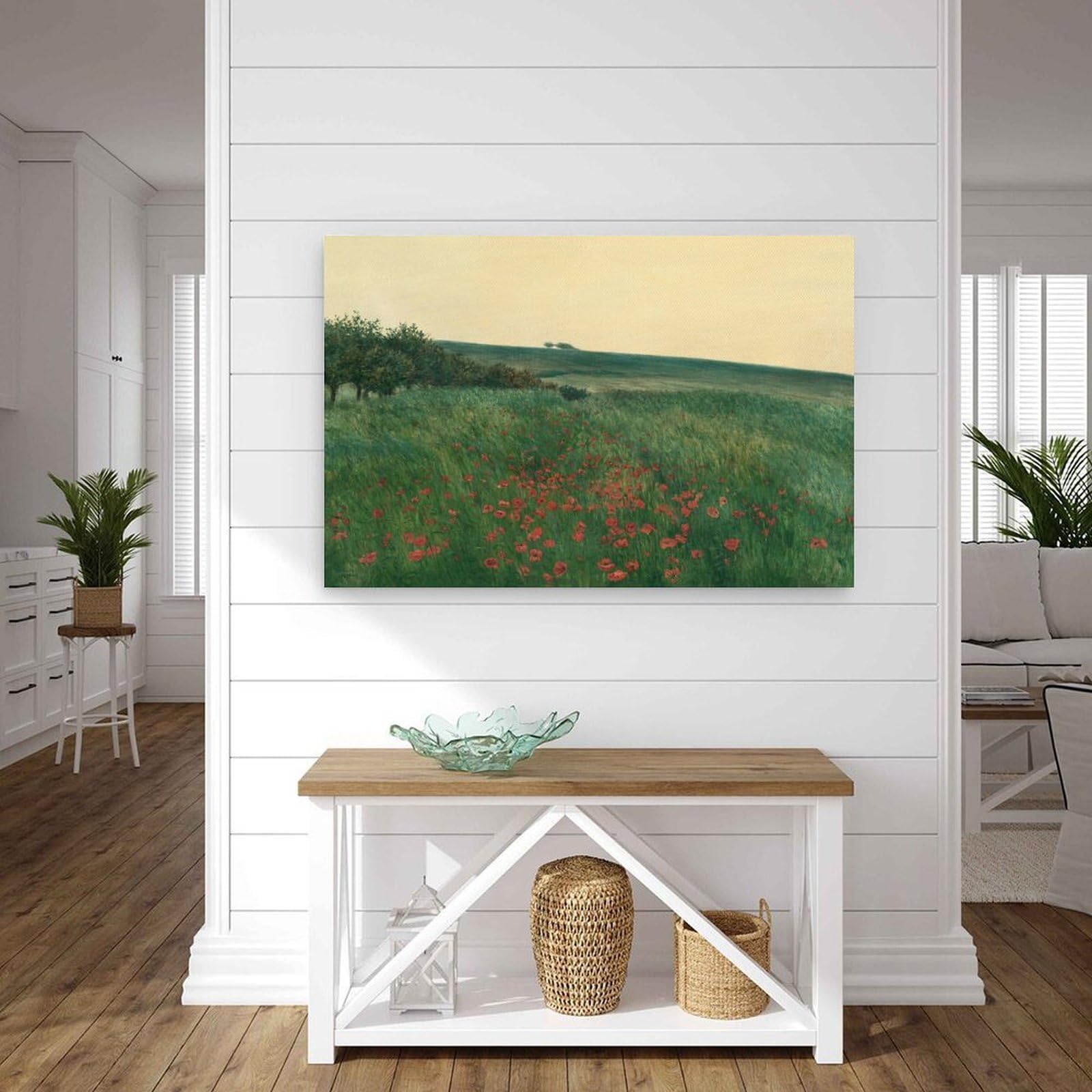 Generisch Red Poppies Oil Painting by František Kaván Wall ArtLienzo Póster Impresión artística 24 x 36 pulgadas