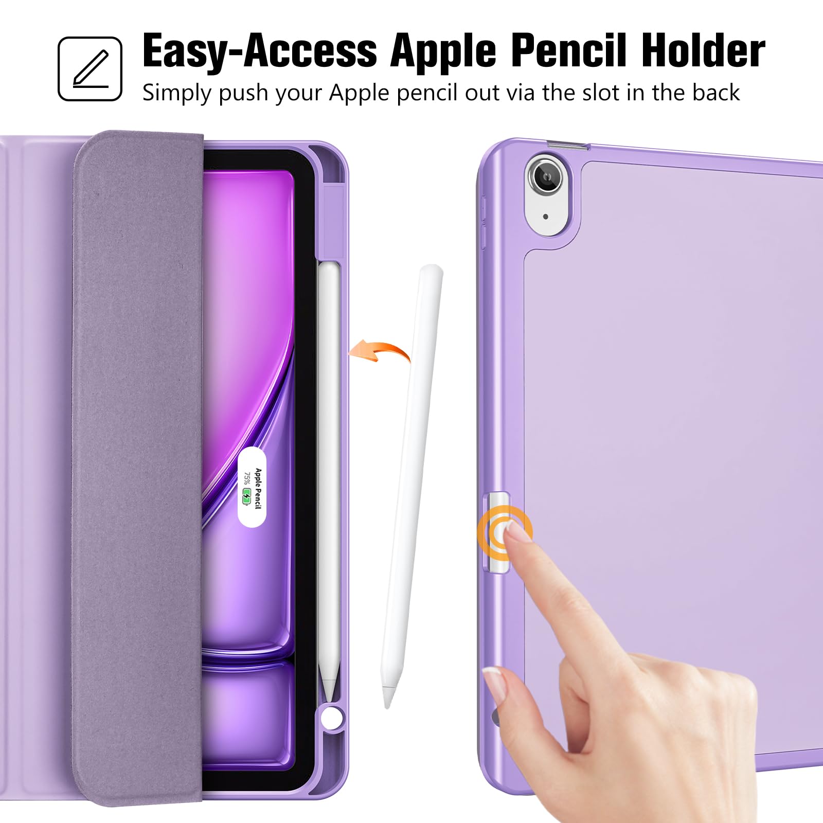 Amazon.com: ProCase for iPad Air 11 Inch Case with Pencil Holder