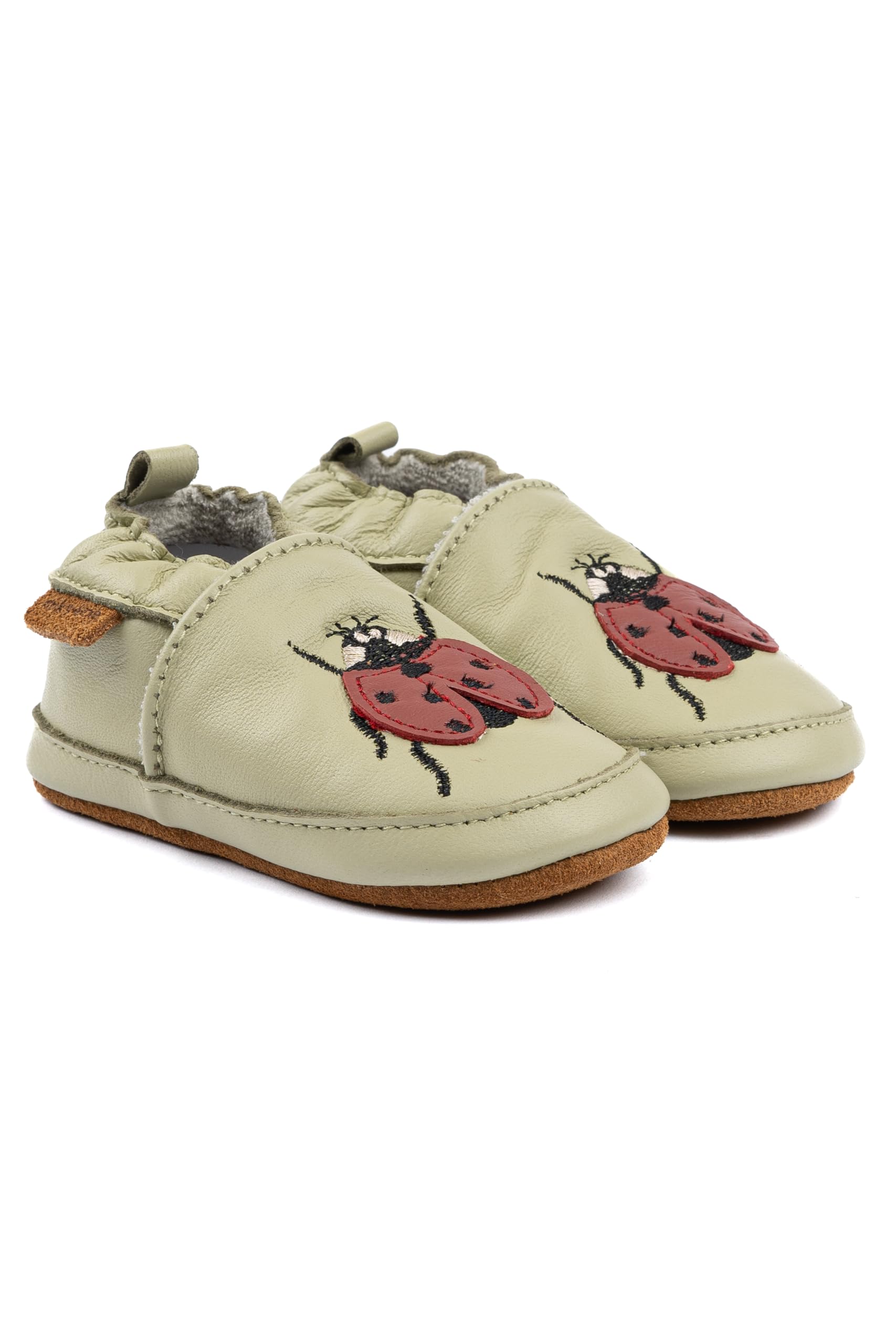 Mikk-line Baby Krabbelschuhe, Hausschuhe mit Tiermotiv, Jungen & Mädchen | Weiche Lauflernschuhe, Rutschfester Wildledersohle, Langlebige Materialien, Bequeme Passform, Vielseitig einsetzbar