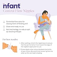 Vista 3 de nfant Kit de selección de flujo de pezón, paquete de 4