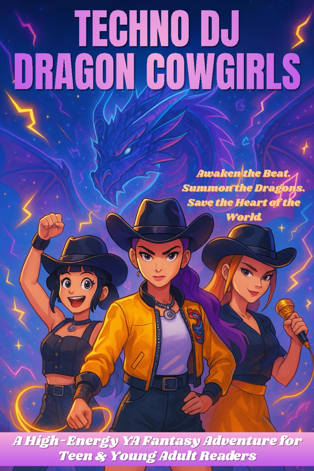 Techno DJ Dragon Cowgirls: A High-Energy YA Fantasy Adventure for Teen & Young Adult Readers