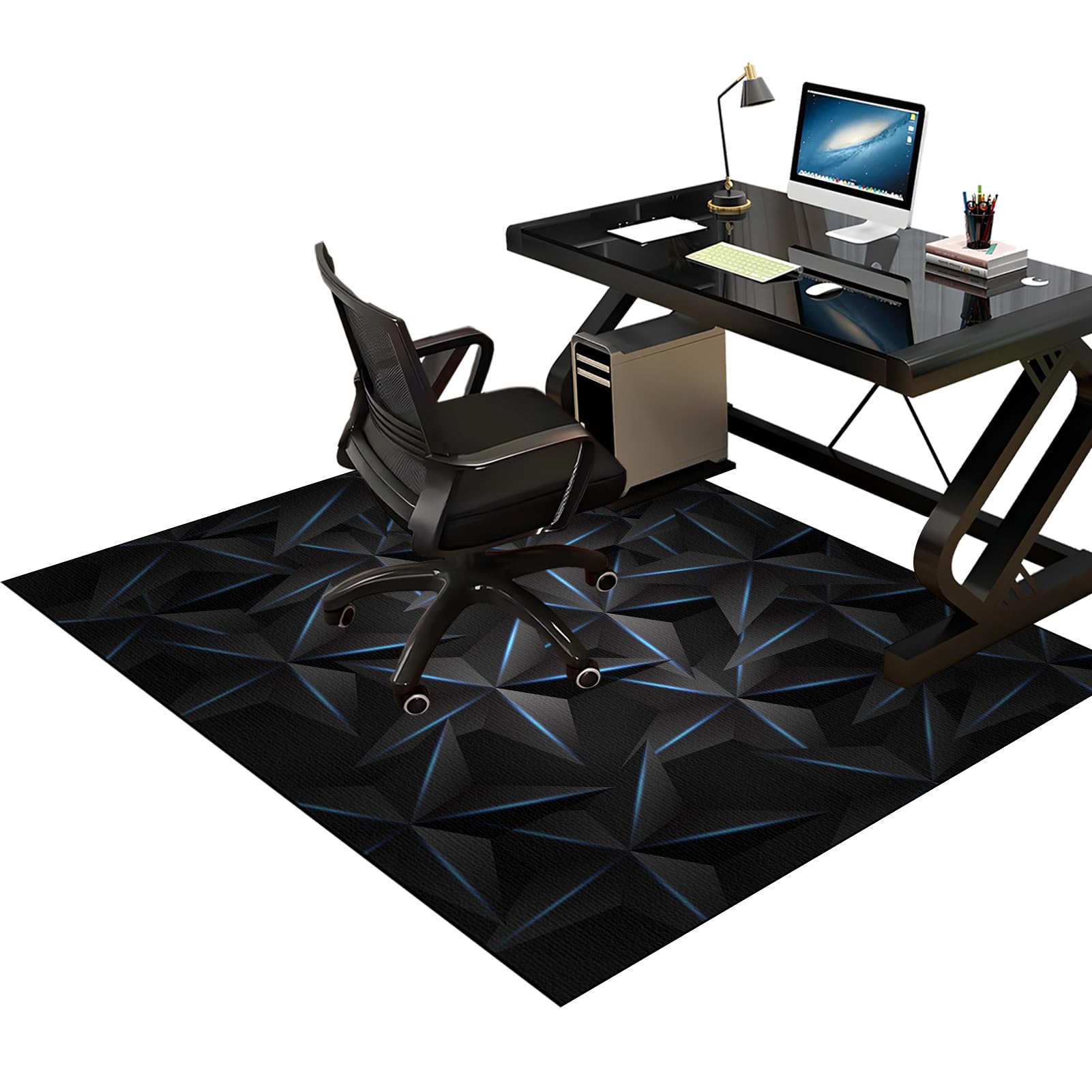 Office Chair Mat for Hardwood Floor Desk Chair Mat for Carpeted Floors Gaming Rug Office Floor Protector Mat for Desk Chair Easy Glide Computer Gaming Chair Mat for Wood and Tile Floors 200 x 300 cm