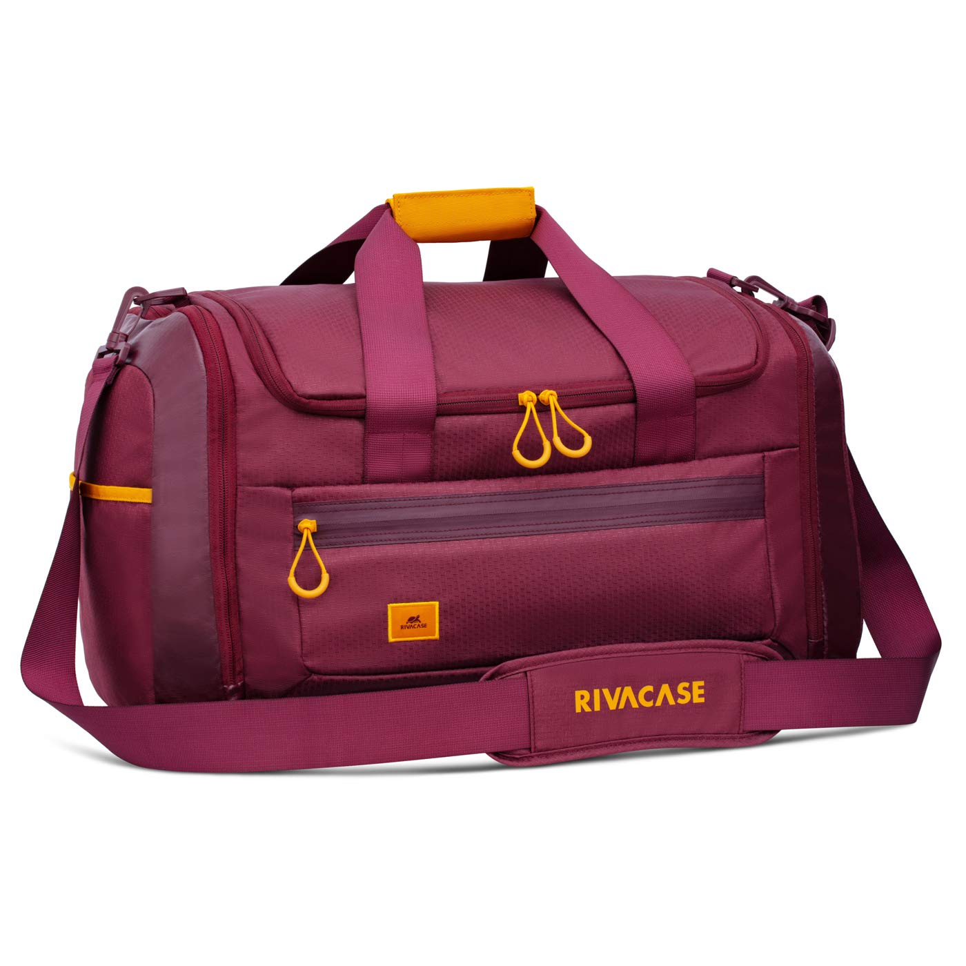 Rivacase Borsa sportiva con scomparto per scarpe – Duffelbag per uomo e donna in materiale impermeabile di alta qualità – Borsa a tracolla – Borsa da nuoto – Weekender – Borsa da palestra – 35 l