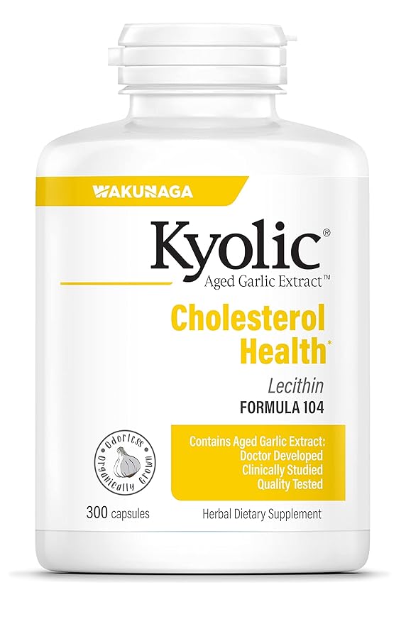 Wakunaga Kyolic Aged Garlic Extract Cholesterol Formula 104 300