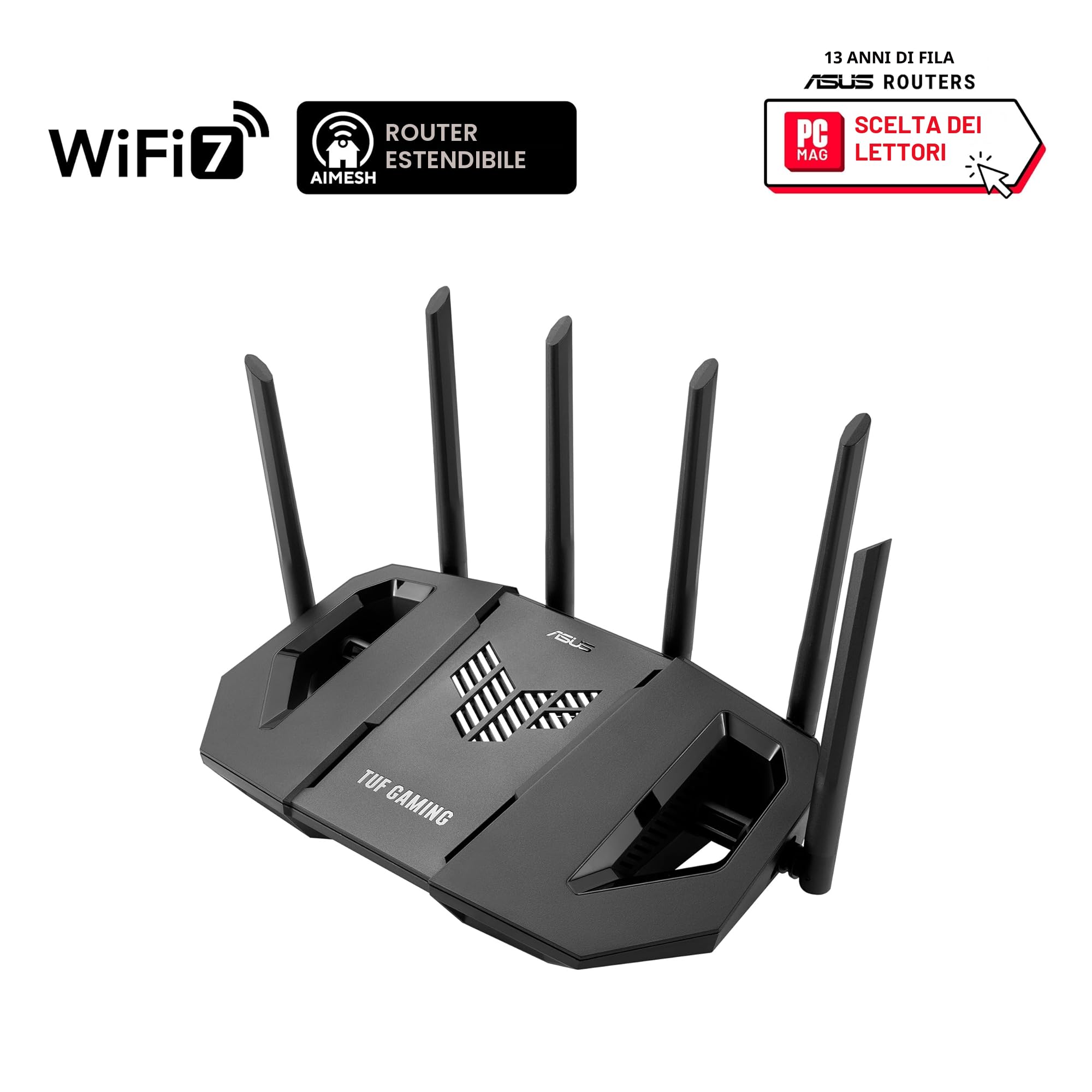 Asus - Routeur TUF Gaming BE9400 WiFi 7 tri-bande