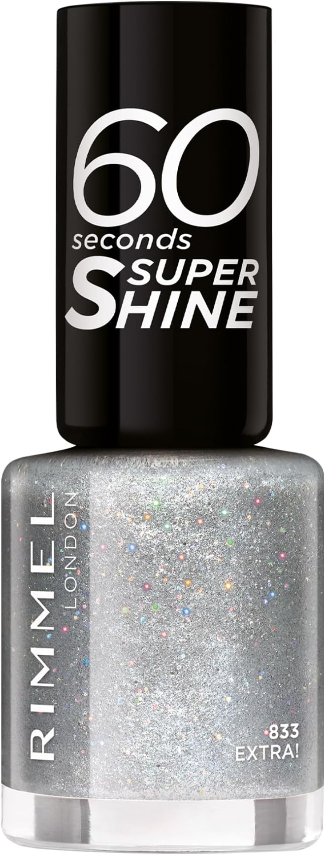 60 Seconds Super Shine Nail Polish, Quick-Dry Nail Polish, Ultra-Shiny Finish, Easy to Apply, Vibrant Colour, Long-Wearing, Clean and Improved Formula, Vegan