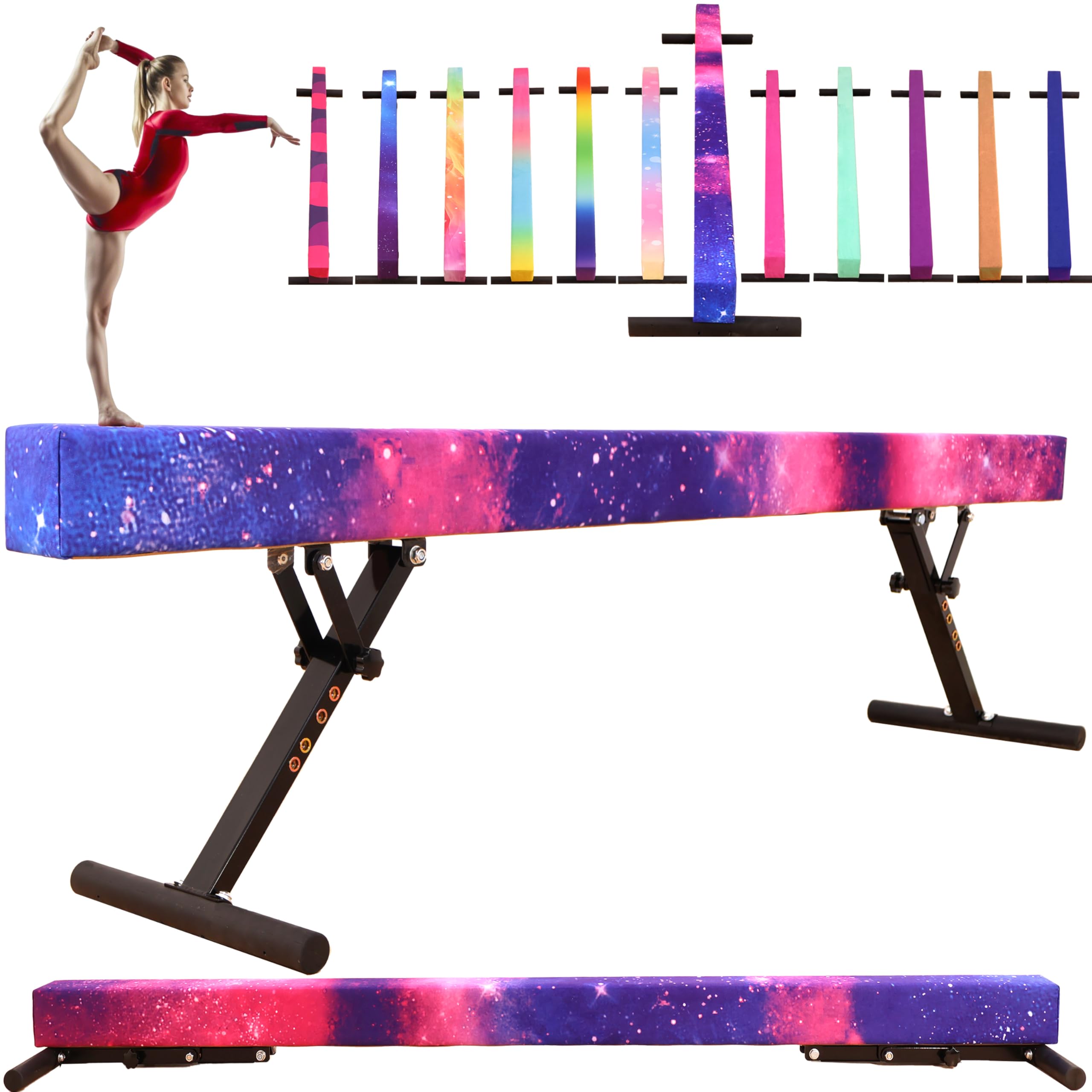defulion 8 Ft Gymnastic Balance Beam