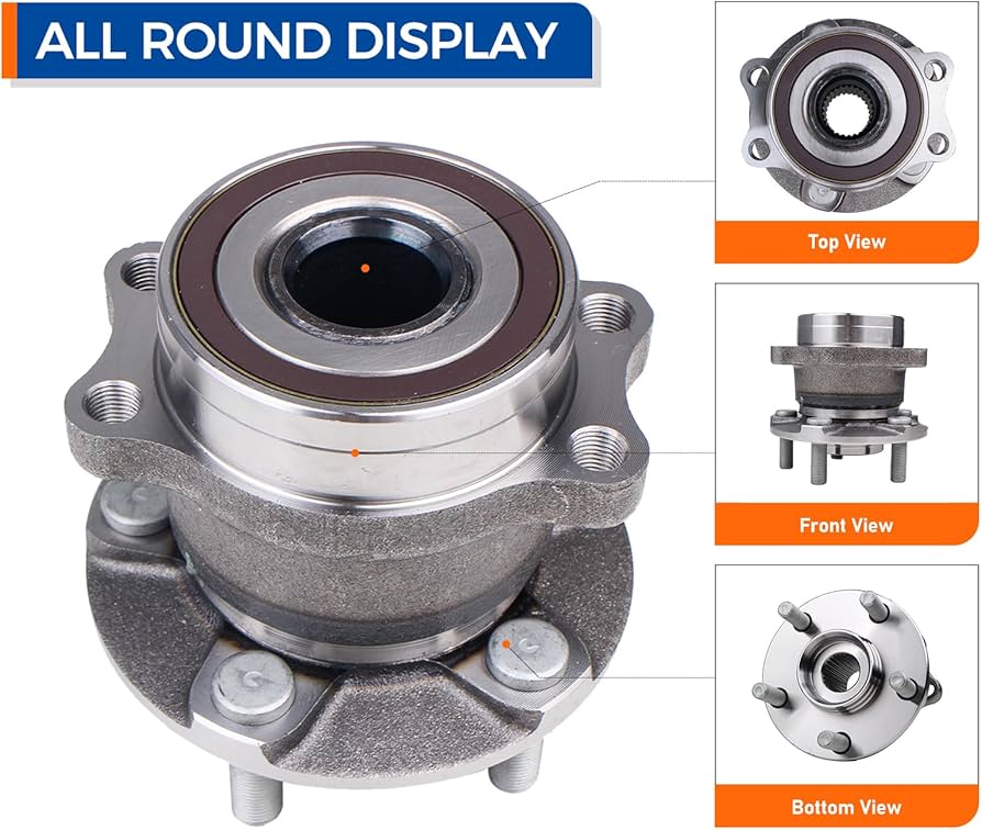 Amazon.com: PAROD 512518 Rear Wheel Bearing and Hub Assembly