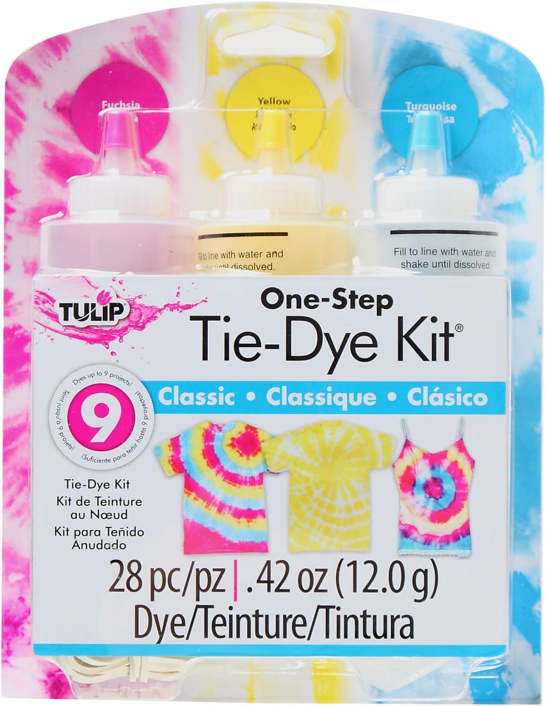 Tulip Fabric Dye Kits 31668 Fdy Med Classic, As Detailed