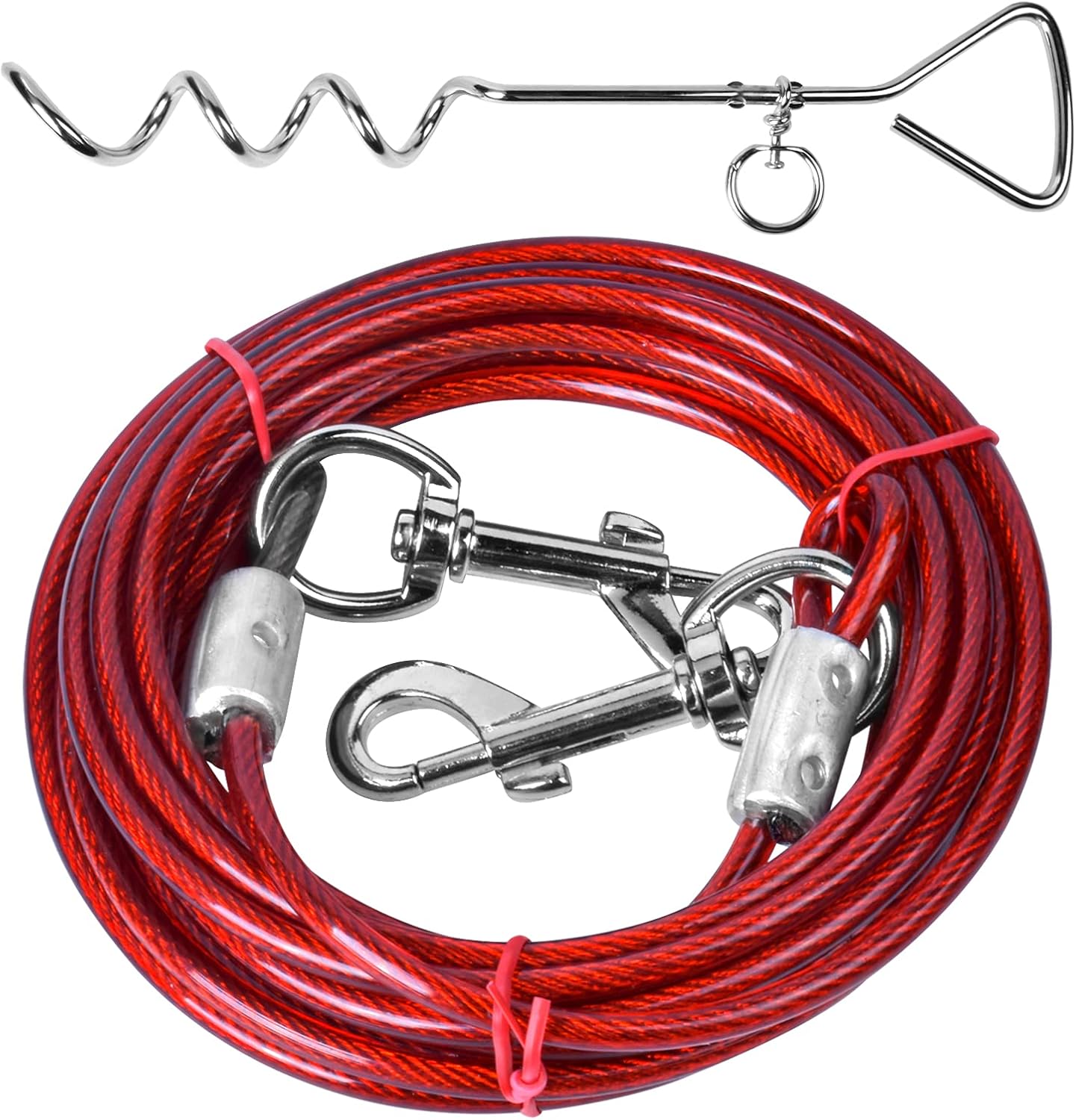 Piquets d'ancrage pour chien à 360 ° - En acier inoxydable - Sans laisse - Ancrage au sol pour chien - Pour extérieur et jardin - Bricolage Piquets d'ancrage pour chien à 360 ° - En acier inoxydable - Sans laisse - Ancrage au sol pour chien - Pour extérieur et jardin - Bricolage