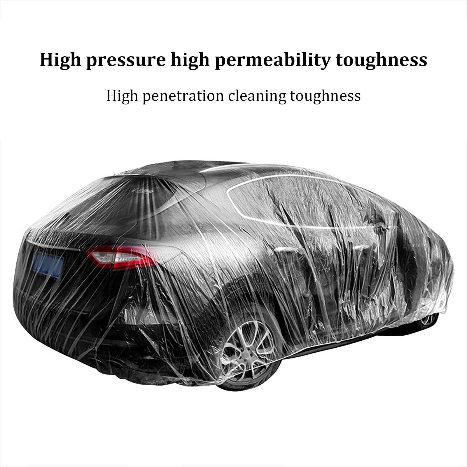 Funda Impermeable Para Coche De Polietileno – Protege Tu Vehículo De La Lluvia, Nieve Y Polvo, Tamaños S A XL