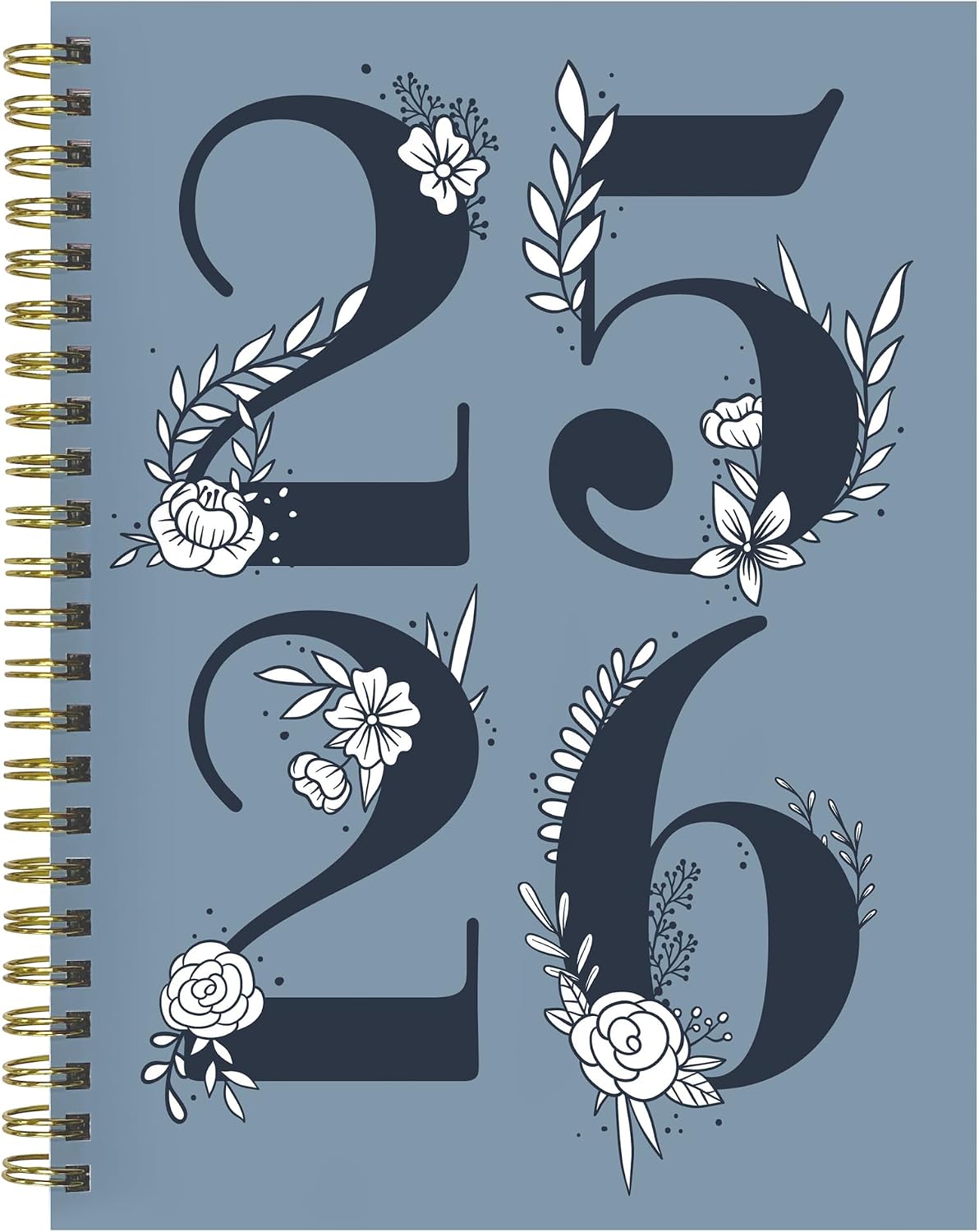 TF Publishing July 2025 - June 2026 Simply French Blue Medium Weekly Monthly Planner - 12 Month Academic Planner 2025-2026 with Durable Cover, Thick Uncoated Paper, and Planning Stickers - 6.5in x 8in