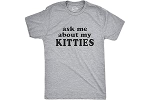 Men's Ask Me About My Kitties Flip Up T-Shirt: The Purr-fect Conversation Starter!