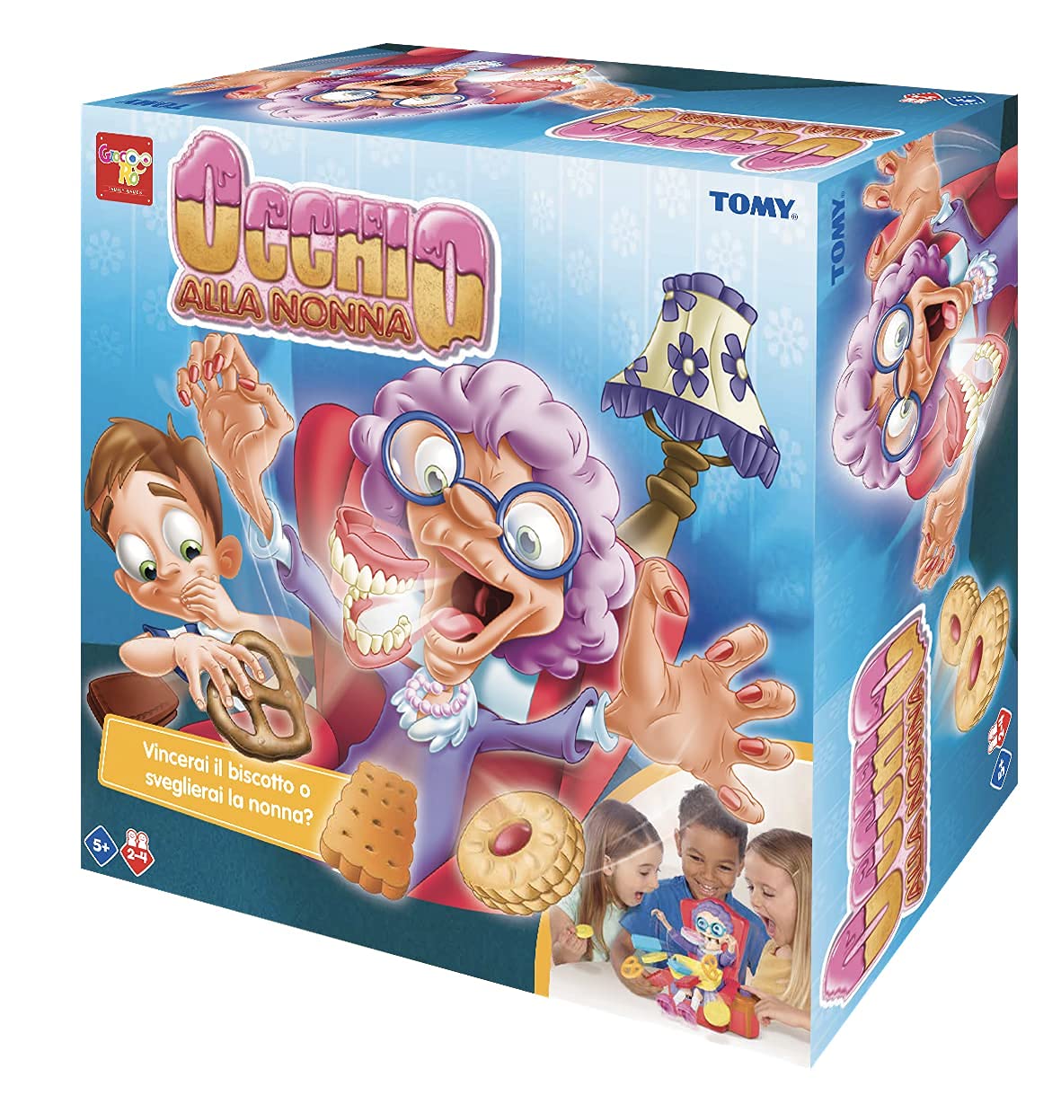 Rocco Giocattoli - Occhio alla Nonna, Gioco da tavolo per bambini dai 5 anni in su, Gioco da 2 a 4 giocatori
