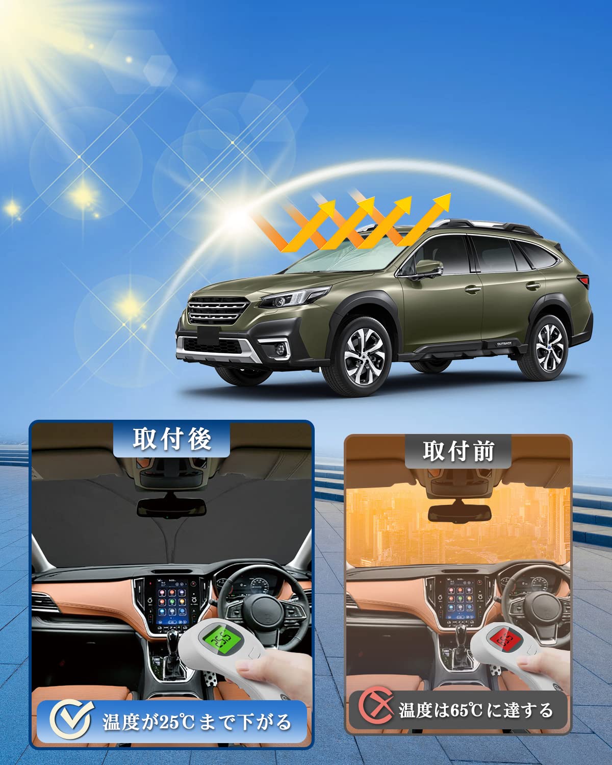 Amazon.co.jp: 【RUIYA】スバルレガシィアウトバックBT系 車用