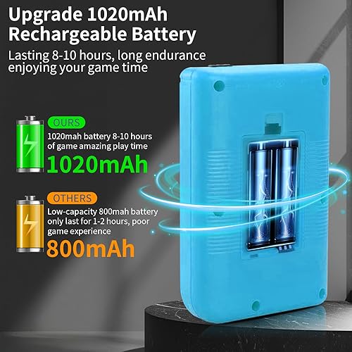 Miniatura 3 de Consola de juegos portátil, consola portátil de juegos retro, mini consola de juegos de mano retro con más de 400 juegos, pantalla de 3.0 pulgadas,