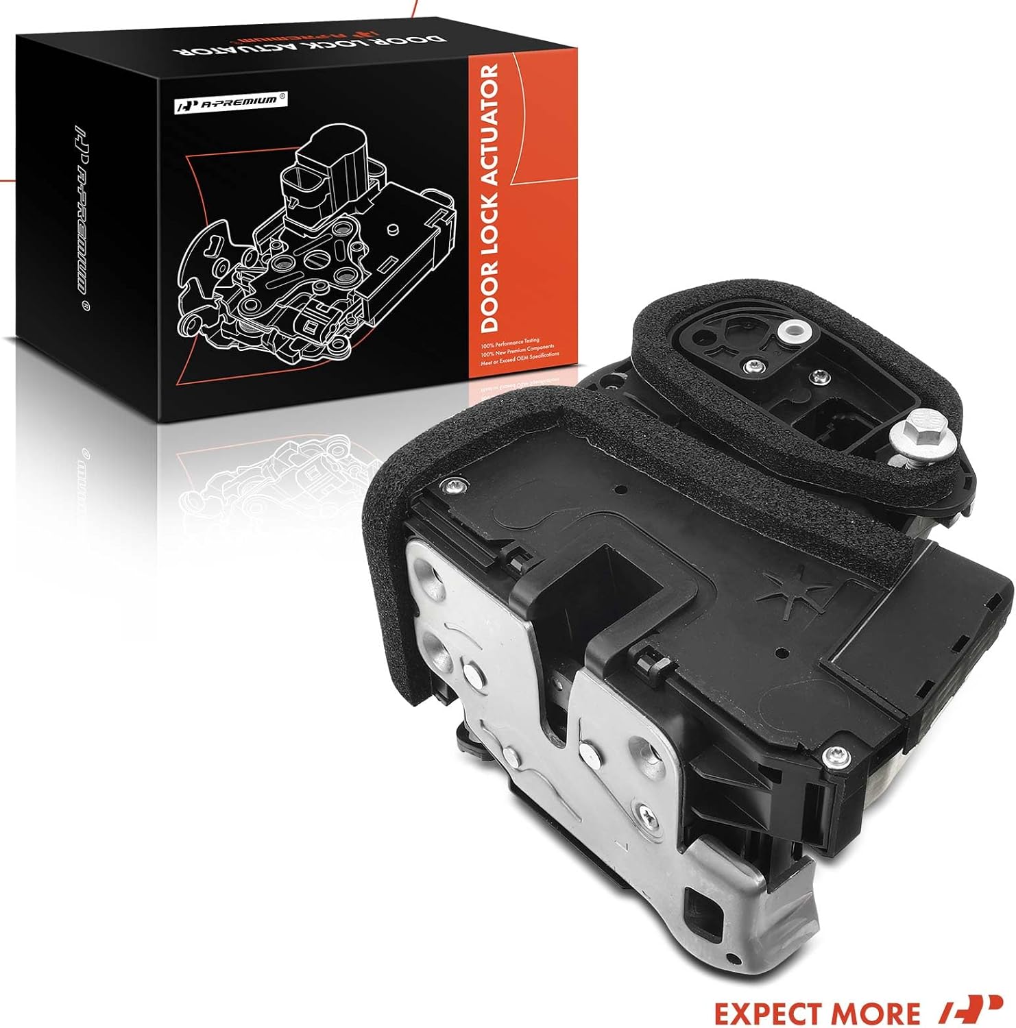 A-Premium Front Driver Door Lock Actuator Compatible with Chevrolet Chevy Silverado Suburban Blazer Tahoe Traverse & GMC Sierra Yukon & Cadillac Escalade ATS CT6 CTS & Buick EnclaveEnvision