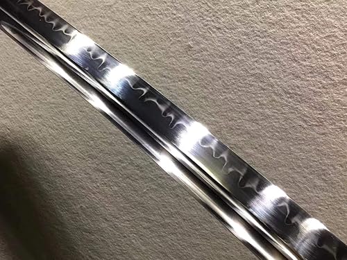 Miniatura 8 de Espada de Lin, espada ancha, hoja de quemadura de acero de alto carbono, secoya, aleación