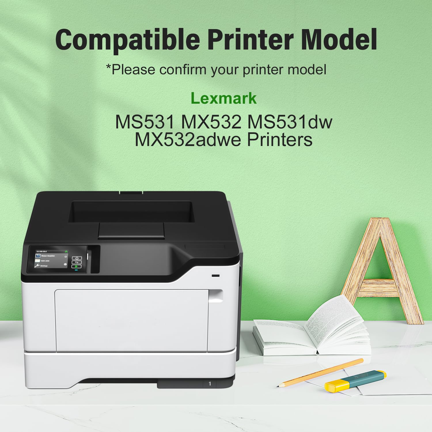 Amazon.co.jp: 66S1H00 再生トナーカートリッジ Lexmark MS531 Lexmark