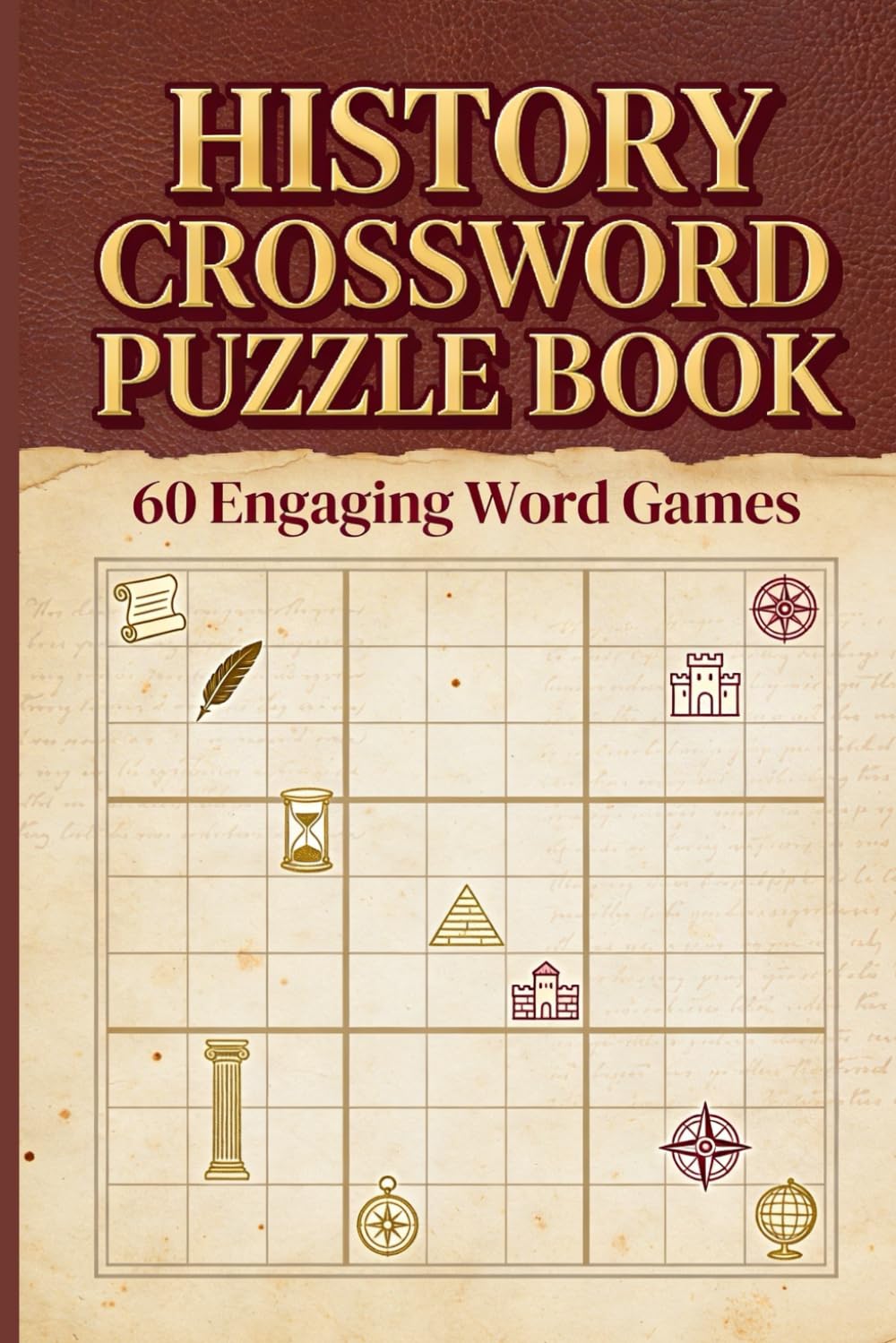 History Crossword Puzzle Book: 60 Engaging Word Games: Ancient Civilizations, World Events & Famous Figures | Educational Fun for Adults