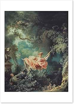 輸入雑貨　天然石　『ジャン・オノレ・フラゴナール・ぶらんこ』　クリスタルアート 輸入雑貨 天然石 『ジャン・オノレ・フラゴナール・ぶらんこ