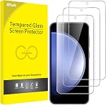 JETech Screen Protector for Samsung Galaxy S24 5G 6.2-Inch, Tempered Glass Film, Fingerprint ID Compatible, HD Clear, 3-Pack