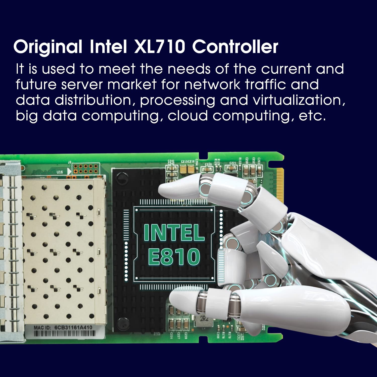 Amazon.com: HUNTION 10Gb OCP3.0 Network Card with Intel XL710