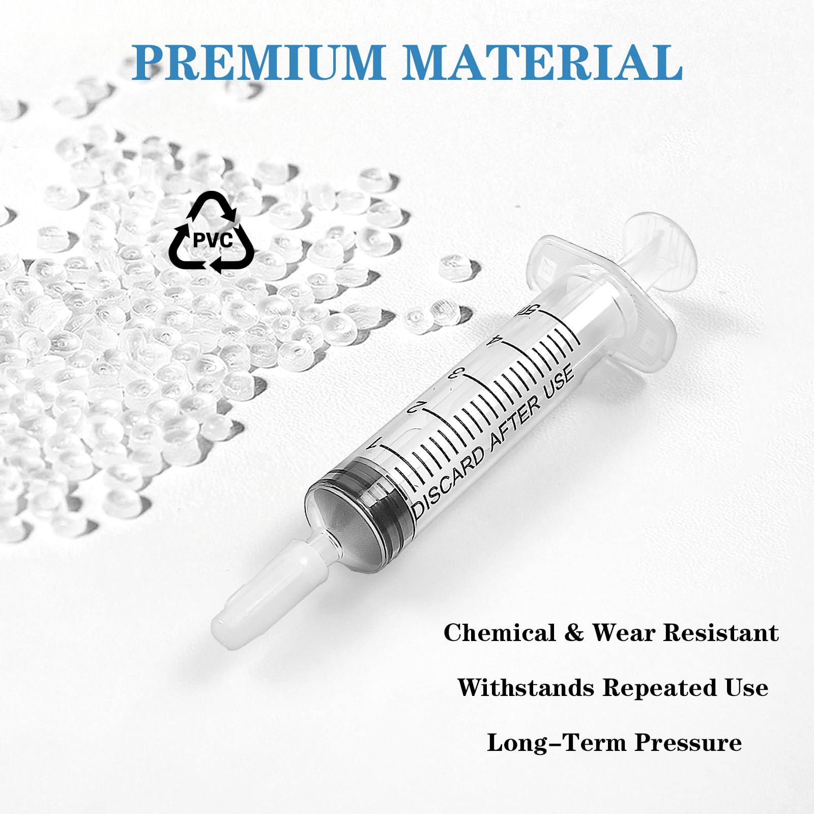 22 strzykawki 3 ml/5 ml, plastikowa strzykawka dozująca, wielokrotnego użytku, z tworzywa sztucznego, strzykawka z siarą, strzykawka pomiarowa, jednorazowa strzykawka do laboratoriów naukowych,