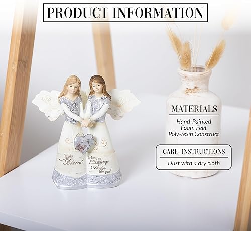 Vista 65 de Pavilion Gift Company Elements Daughter - Figura de ángel guardián, 6 pulgadas, color rojo