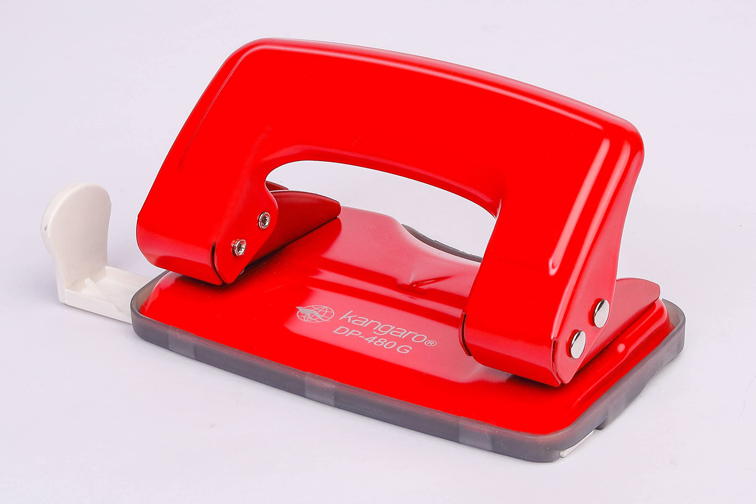 Kangaro Desk Essentials SS-10H Combo - Confezione regalo multiuso | Set regalo di cancelleria | Cucitrice, graffette, perforatrice e rimozione punti metallici | Rosso, confezione da 1 | Il colore può