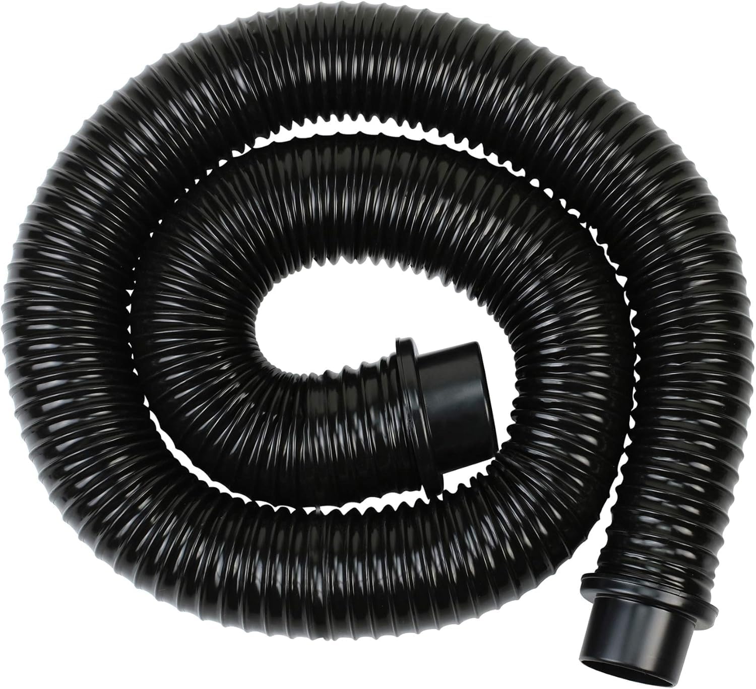 10 Ft Vacuum Dust Collection Hose – Heavy-Duty 2-1/2” Friction Fit Compatible with Shop Vac Craftsman and Most Wet/Dry Vac for Woodworking, Saw Dust Collector and More