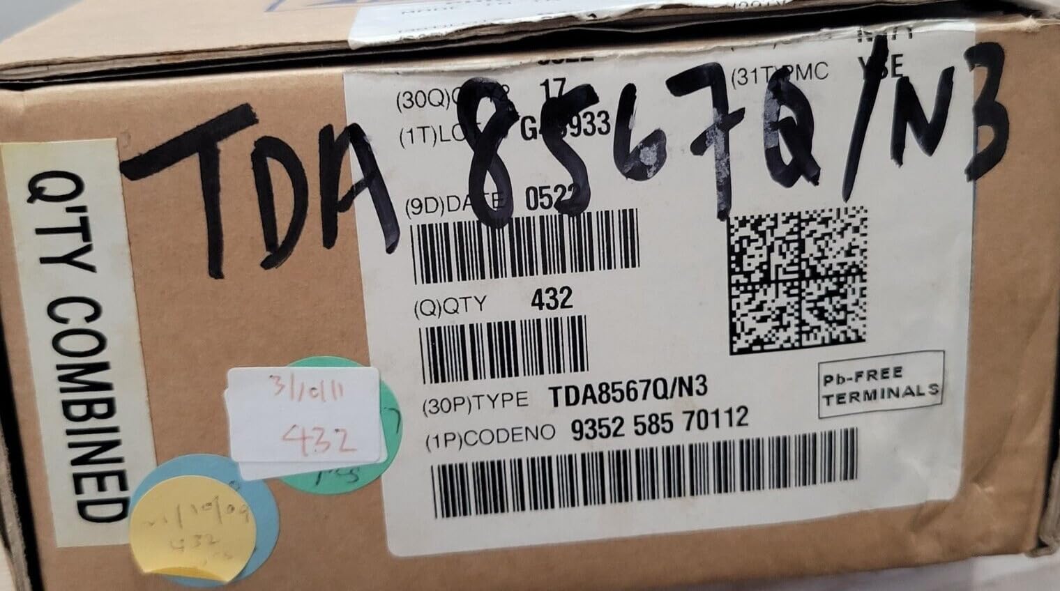 (1 PC) TDA8567Q/N3 Compatible with Philips