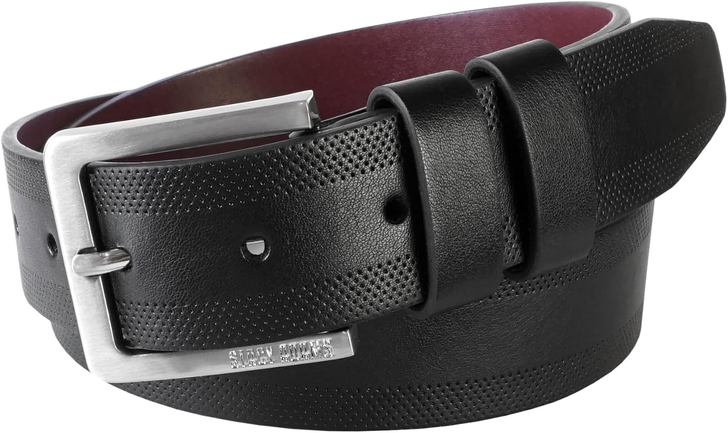 Stacy Adam's Leather, Stretch, Casual Belt for Synchro Oxford, Everyday, Classic, Pants, Jeans, Khakis, Chinos