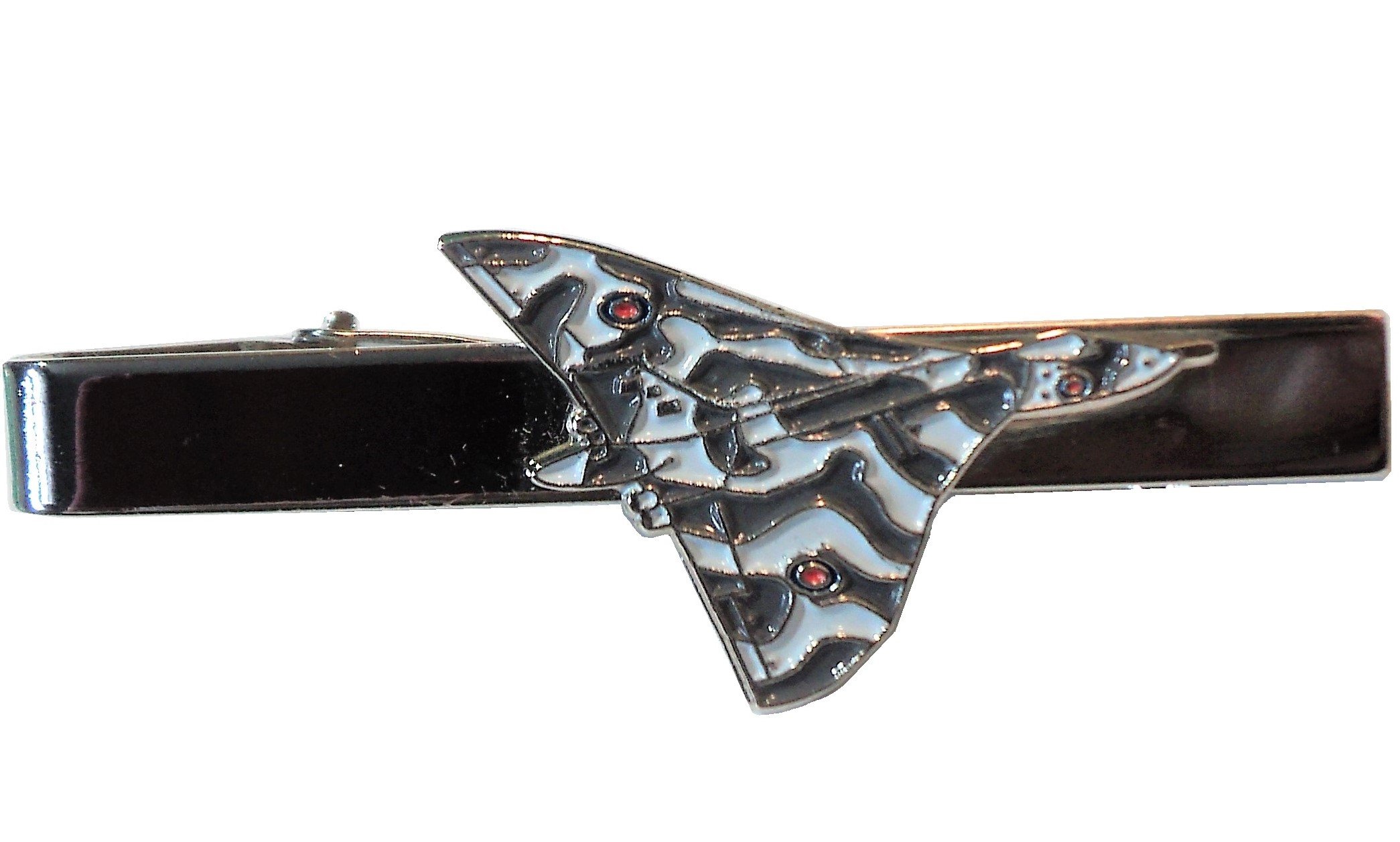 Falklands/Cold War Avro Vulcan RAF Jet Bomber Military Metal Aircraft Tie Clip