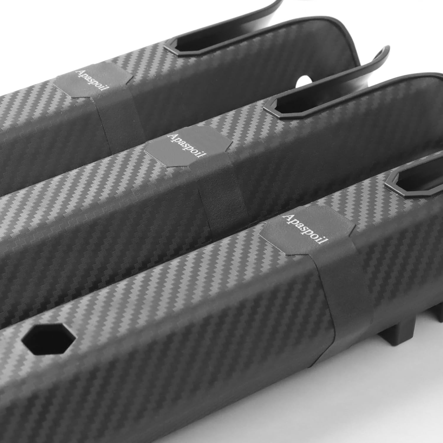 6Pcs Plastic Fishing Rod Holders Racks for Boat, Tube Fishing Rod Pole Side-Mount with Screws