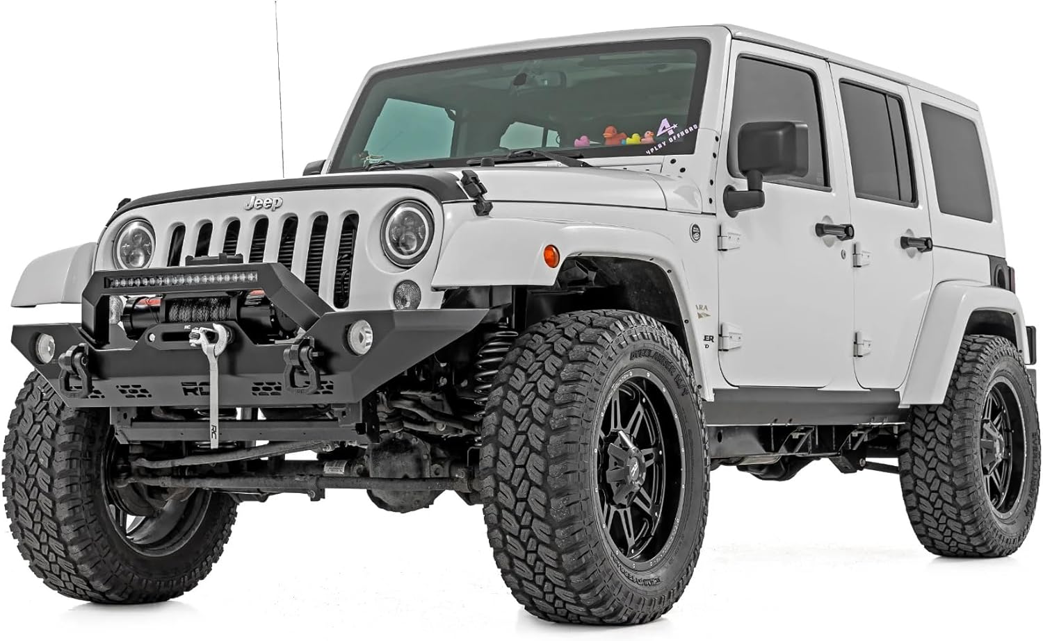 Rough Country Rocker Sill Plates for Jeep Wrangler JK/Unlimited (2007-2018) - Trail Cladding Durable Side Protection, Scratch & Impact Resistant, Easy Install
