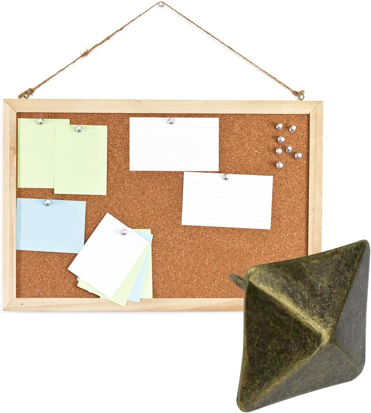 50Pcs Bronze Upholstery Tacks Square Head Bubble Nails Upholstery Nails Furniture Thumb Tacks Hardware Decorative Square Nails for House Building Kitchen 19mmx20mm