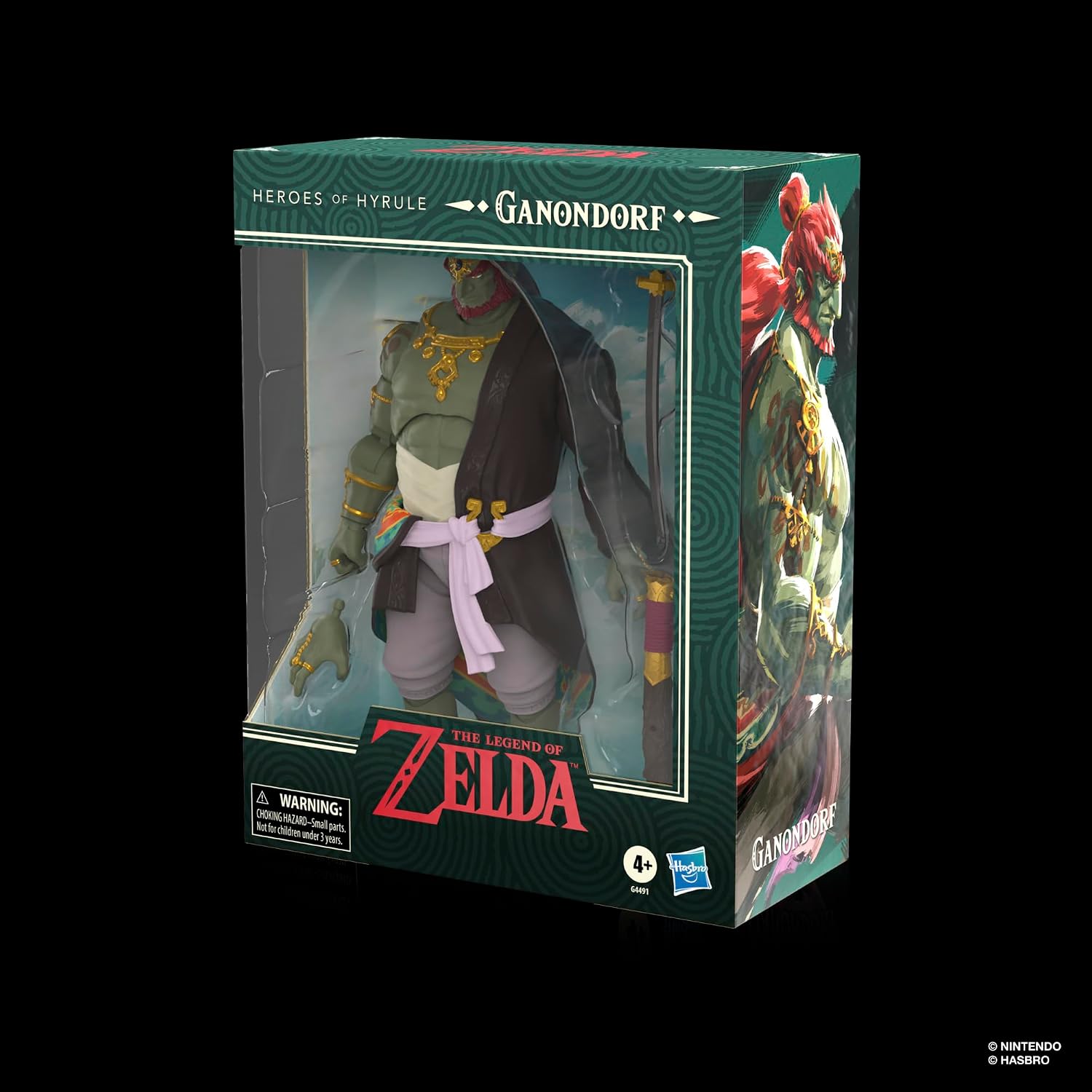 Hasbro The Legend of Zelda Heroes of Hyrule Ganondorf | The Legend of Zelda: Tears of the Kingdom Deluxe Collectible 6-Inch Action Figure