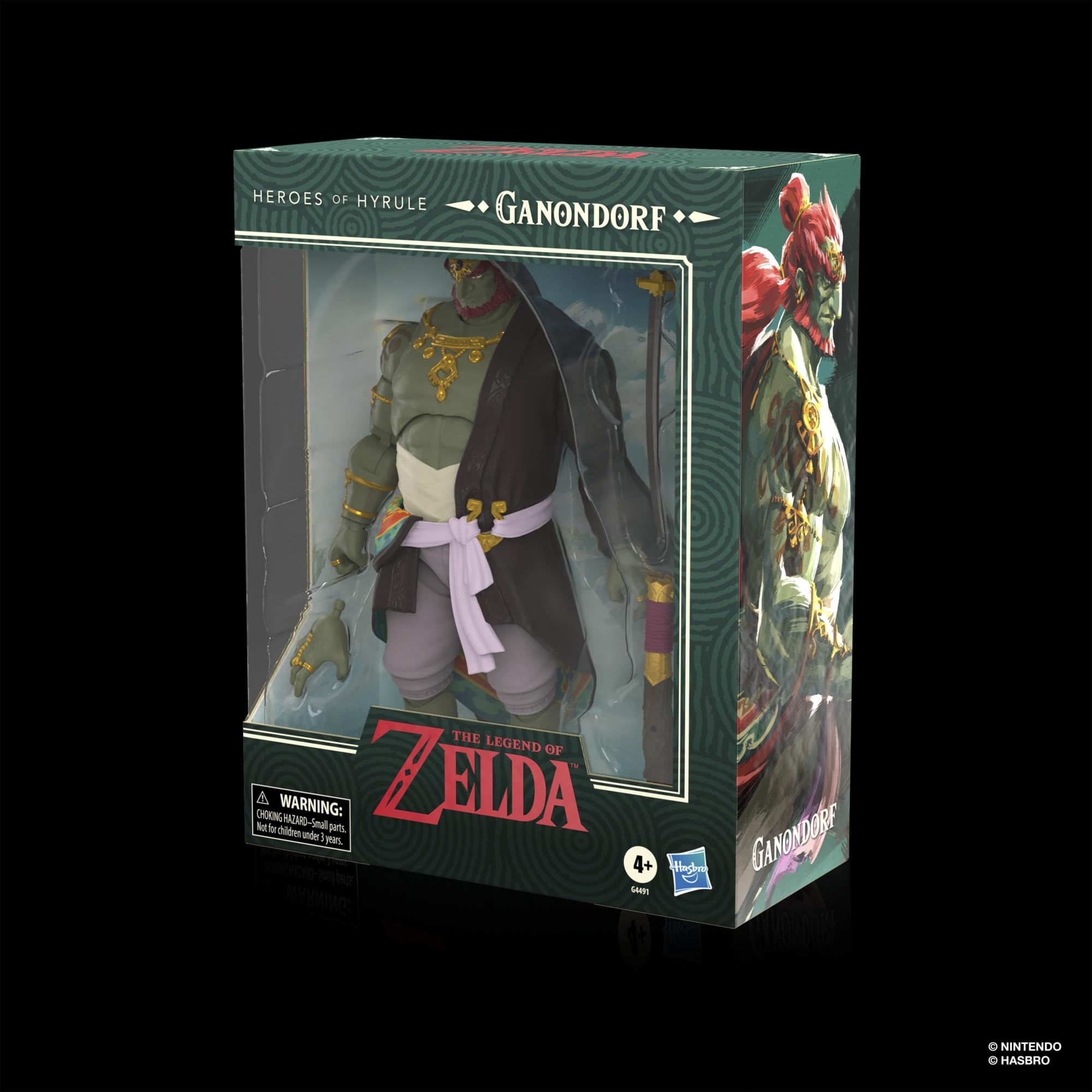 The Legend Of Zelda: Heroes of Hyrule Ganondorf, Tears of the Kingdom, action figure da collezione deluxe da 15 cm