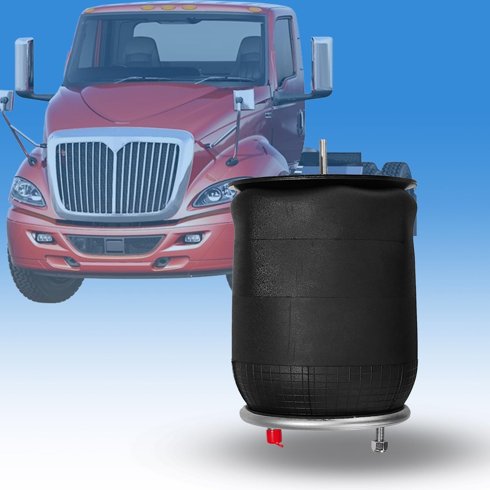 Photo 1 of YUANJUFITT Cab Air Spring Bags for Intenational Kenworth Peterbilt Air Suspension Spring Set Replaces 3541731C1 W013589875 W013581191 1R12432 910B195P889 Intenational Semi Truck Accessories