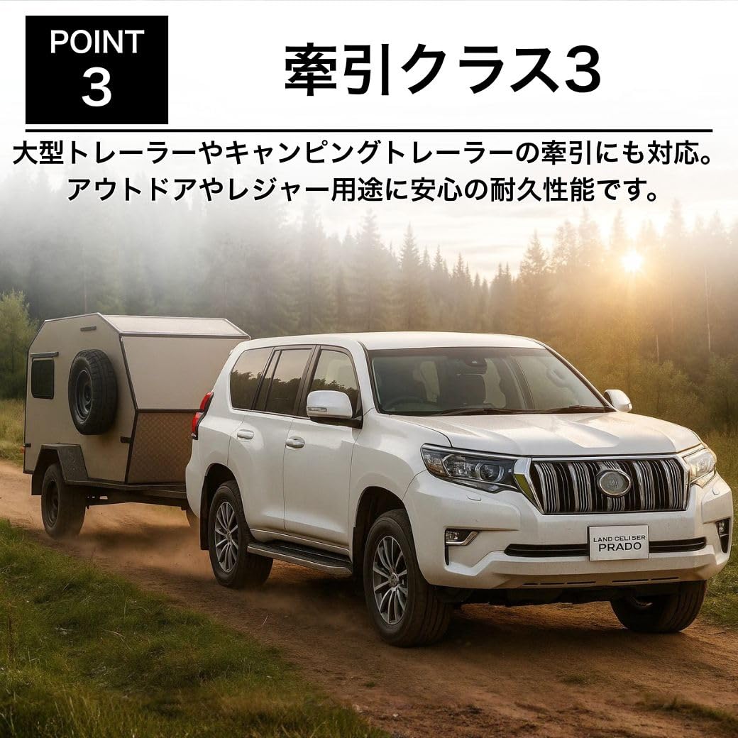 Amazon | GI☆GEAR 2インチ角 ヒッチメンバー ヒッチカバー付き 牽引