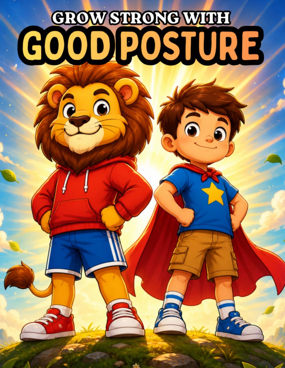 Grow Strong with Good Posture: A Kids Activity & Learning Book About Good Posture, Healthy Screen Habits, Movement & Body Confidence with Cute Animal Friends (Healthy Habits For Kids)