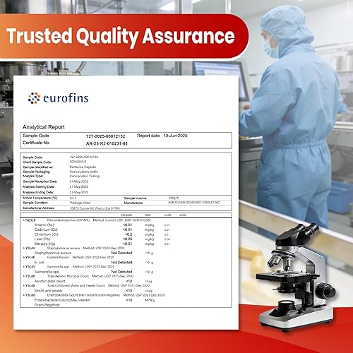 Miniatura 7 de VEV Berberine Supplement with Ceylon Cinnamon, Cayenne Pepper, Turmeric, Milk Thistle, Vegan & Non-GMO – 120 Capsules