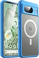 Vista 25 de JETech Funda magnética para Google Pixel 8 de 6.2 pulgadas 2023, compatible con MagSafe, translúcida mate trasera a prueba de golpes (Hazel)