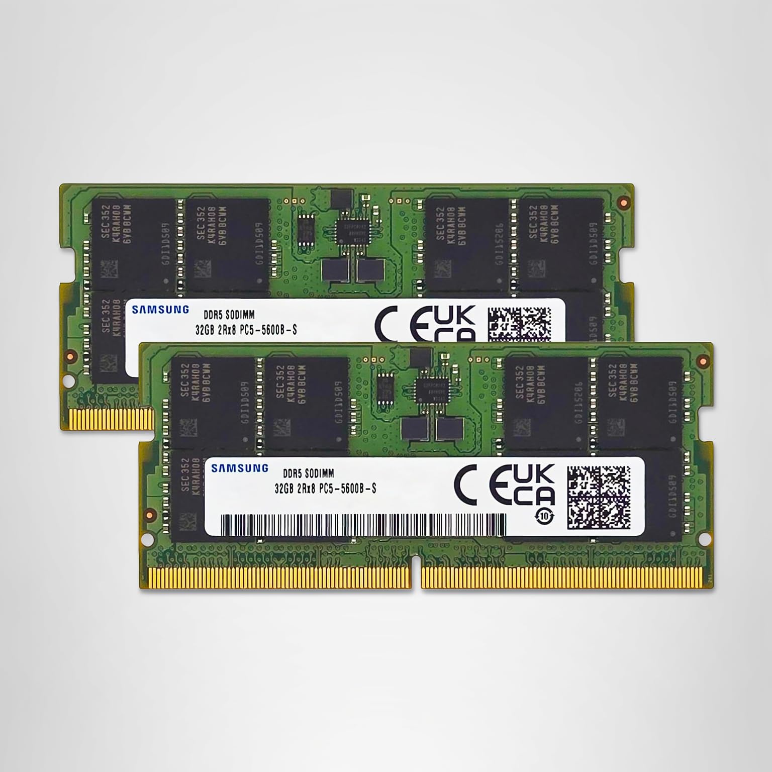 Samsung 64GB (2x32GB) DDR5 5600MHz PC5-44800 CL46 SODIMM 2Rx8 Dual