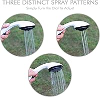 Vista 8 de Hike Crew Calentador de Agua de Propano Portátil y Bomba de Ducha – Sistema Compacto de Ducha para Limpieza al Aire Libre con Pantalla LCD y Apagado